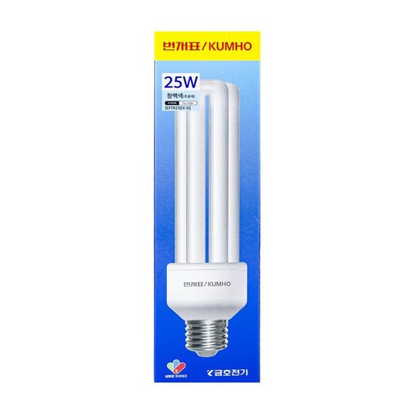 번개표 전구식 램프 25w 주광색 청백색(WFGX4JN)