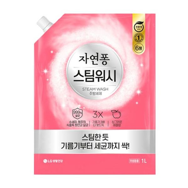 자연퐁 스팀워시 애플향 1L 리필(WB0D98F)