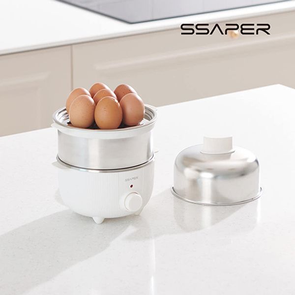셰퍼 스텐 2단 멀티 계란 찜기 JSK-N5001