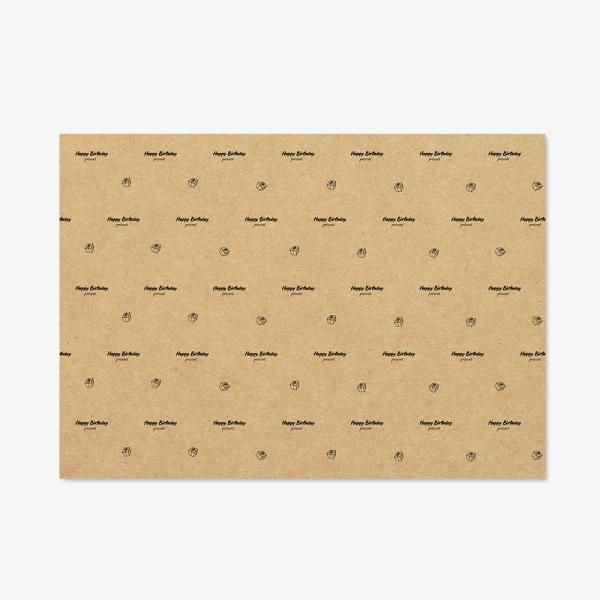 Happy birthday wrapping paper