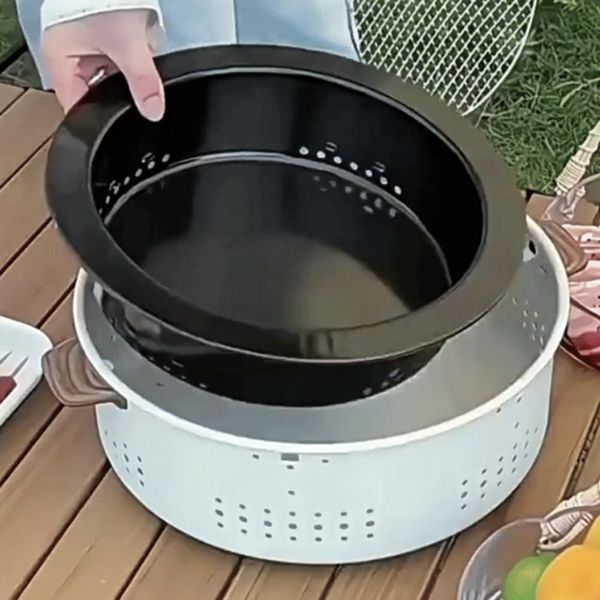 캠핑 차박 원형 바베큐그릴 꼬치(WFJNW3H)