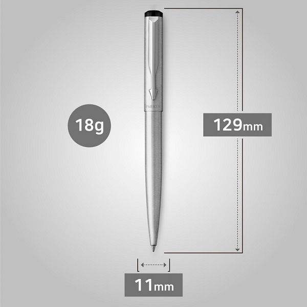 파카 벡터 고급 유성볼펜 스텐레스 스틸 CT 2365