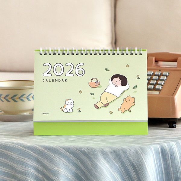 2026 일상 탁상 달력 (25년 10월 ~ 26년 12월)