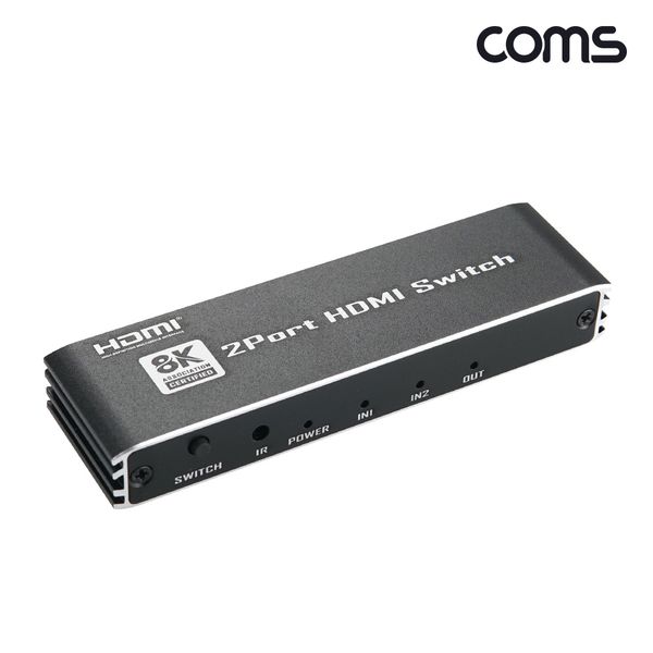 HDMI 2:1 선택기 8K 60Hz 2입력 1출력 수동 스위치