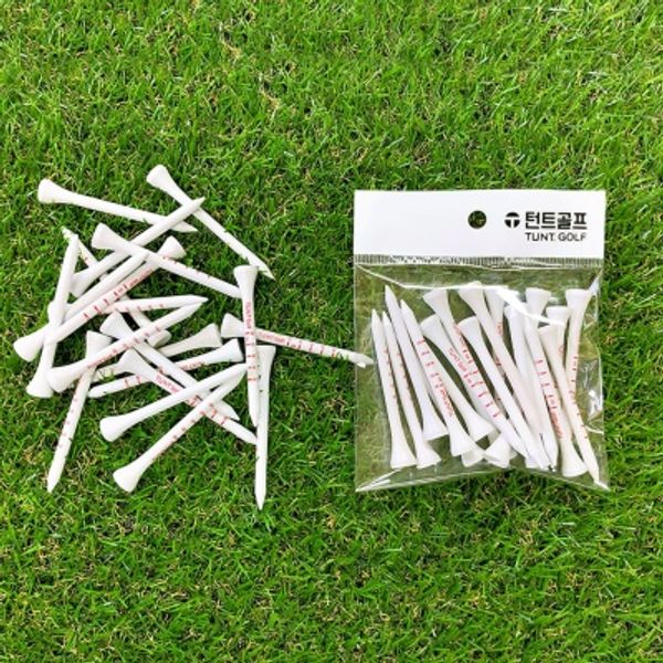 턴트골프 높이조절눈금티 미들티 69mm 20개입 눈금티