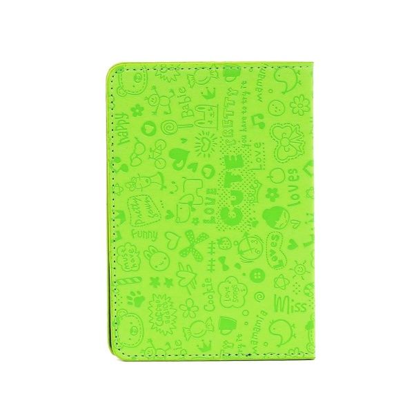 케이스 인조 가죽 그린 여권 친구 여행(WD58476)