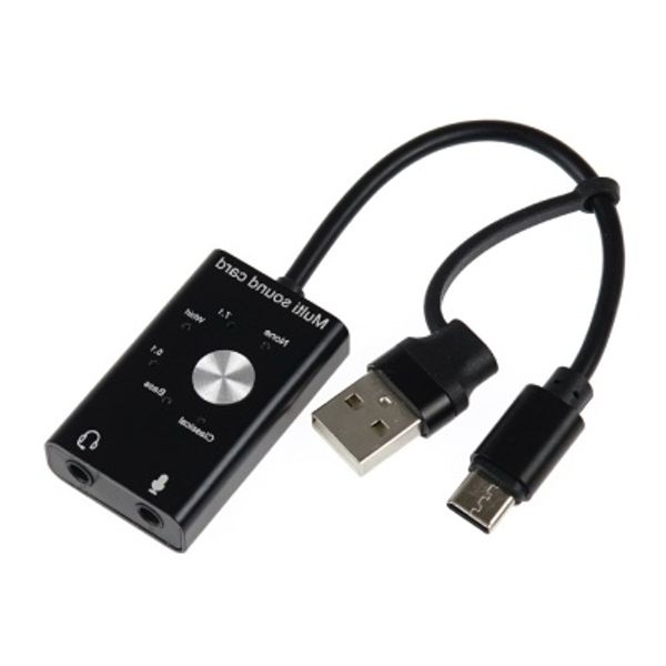 외장형 사운드카드 오디오컨버터 / C타입 USB LCTB568