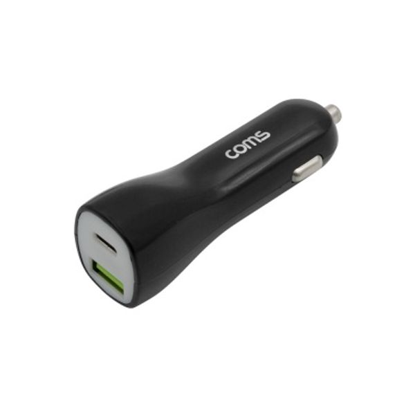 차량용 고속 충전기 / 2포트 시거잭 45W 블랙 LCLS191