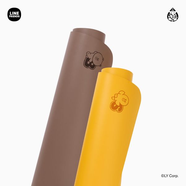 가네샤요가매트 라인프렌즈 에디션 브라운 5mm