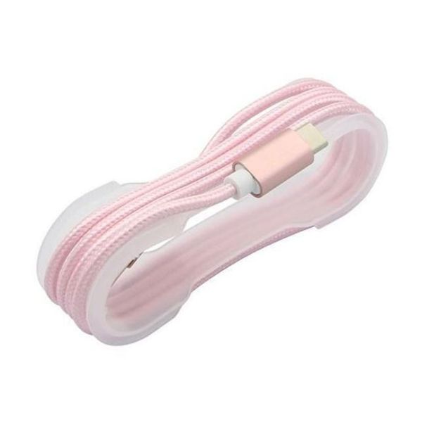 USB 3.1 C타입 케이블 고정가이드 1M 핑크(WDC5025)