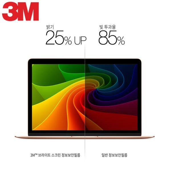 3M BPNAP006 13 맥북에어 M2-M4 노트북 정보 보안필름