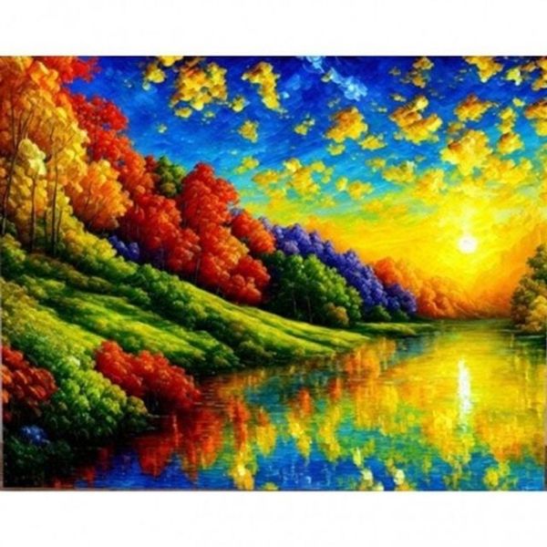 명화그리기 키트 유화 그림 그리기(WFGWS8Y)