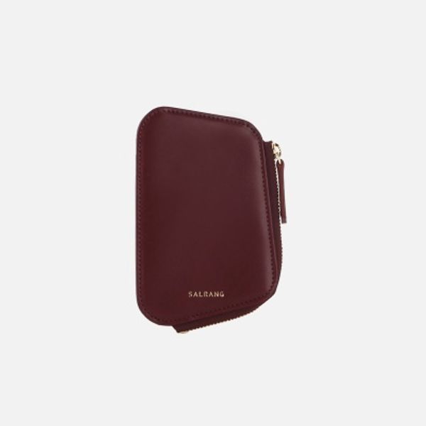 Reims Pebble Card Wallet burgundy 페블 카드 월렛 버건디