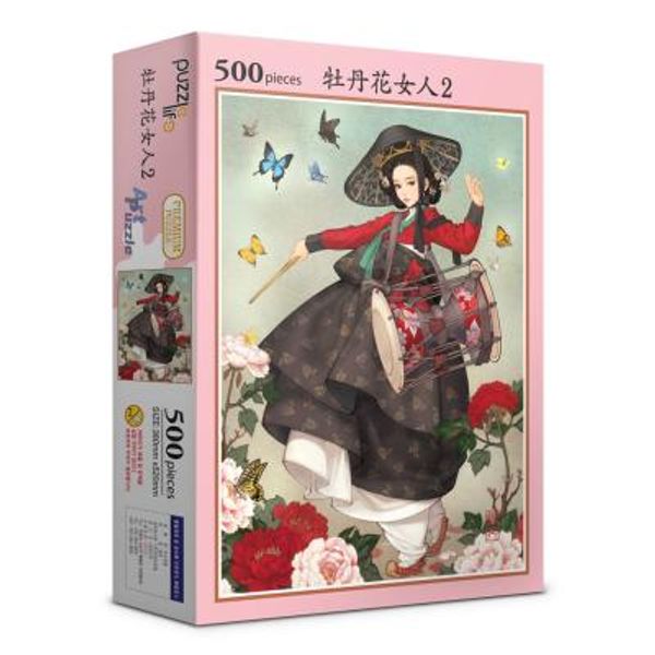 500피스 목단화여인2 직소퍼즐 PL742