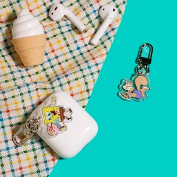 스폰지밥 글리터 키링