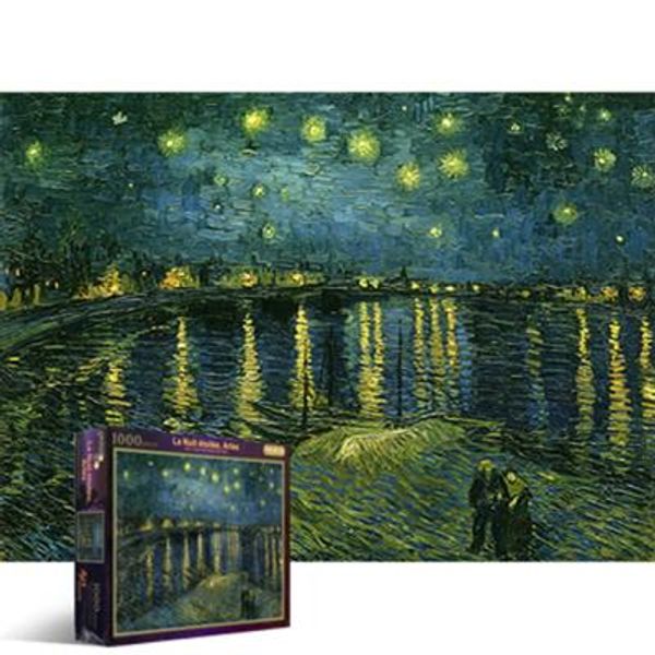론강의별이빛나는밤 [1000피스/직소퍼즐/명화/PL1245]