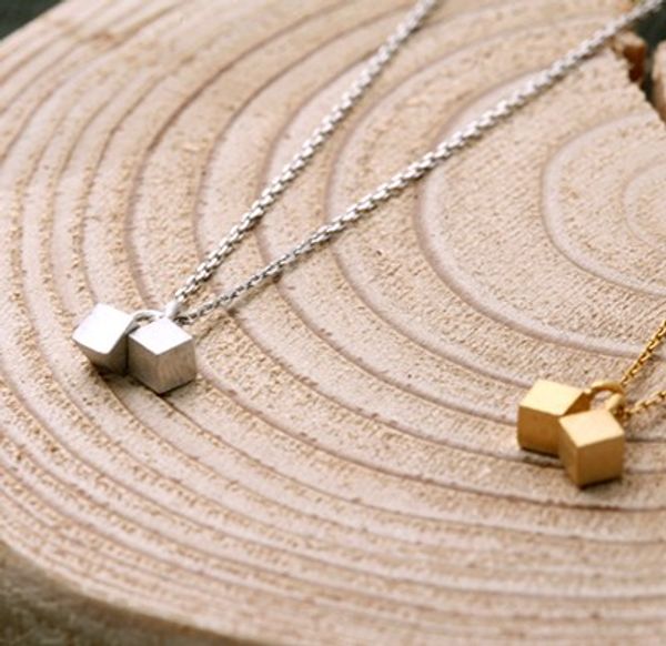YL-double cube necklace