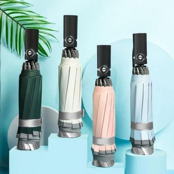 우양산 3단 접이식 자동 큰양산(WFJ5IKF)