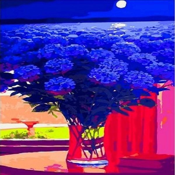 Q2298미리내플라워 size 40*50cm (물감2배)