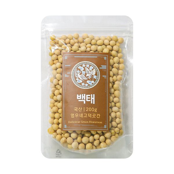 [고덕곳간] 국내산 백태 200gx2개