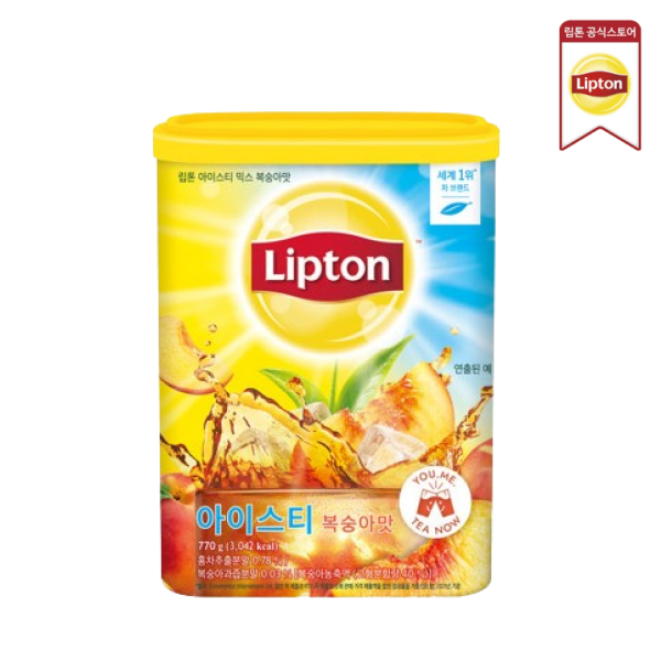 립톤 아이스티 복숭아 맛 770g 1개
