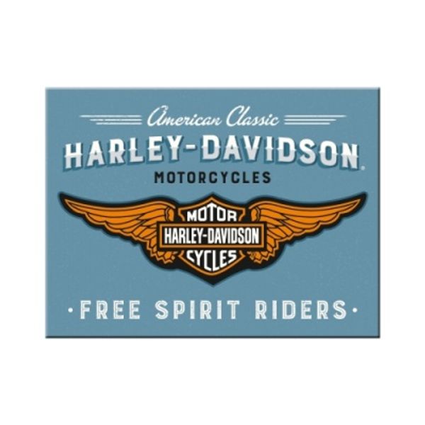 노스텔직아트[14375] Harley-Davidson - Logo Blue