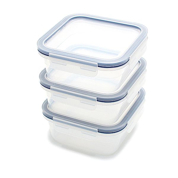 365+ 사각 밀폐용기 반찬통 750ml 3개입(WFHNVG0)