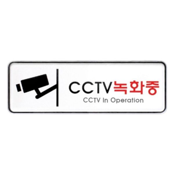 9207 CCTV녹화중(시스템)(195mm X 65mm)(WFFXKCN)