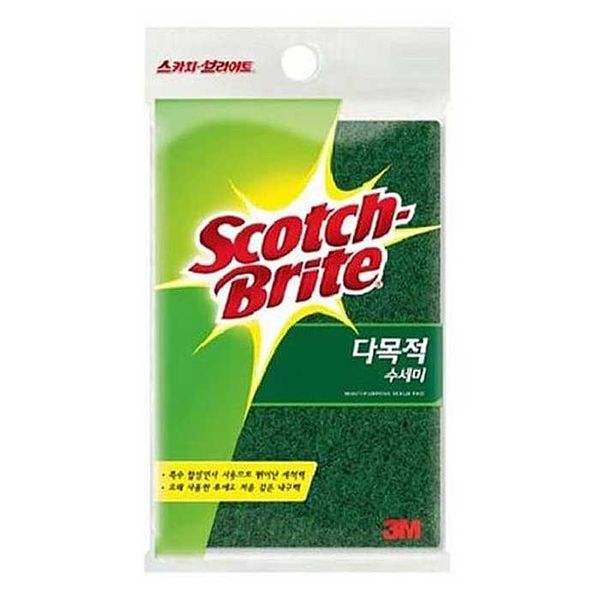 설거지엔 3M Scotch Brite 부직포 수세미 CH112