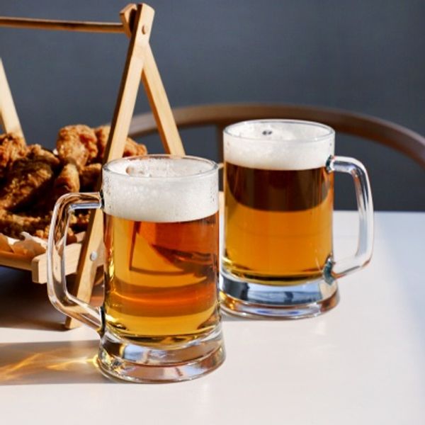 버짓 맥주잔 2size