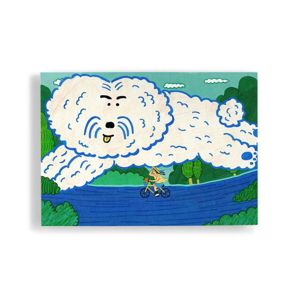너와의 산책은 파랑 (Art Print) / 일러스트 액자