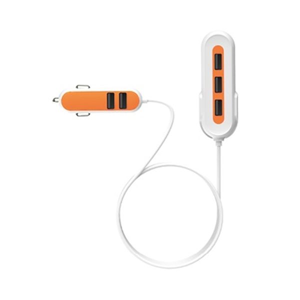 오로라 차량용 5포트 유선 고속 충전기 QCC-500V