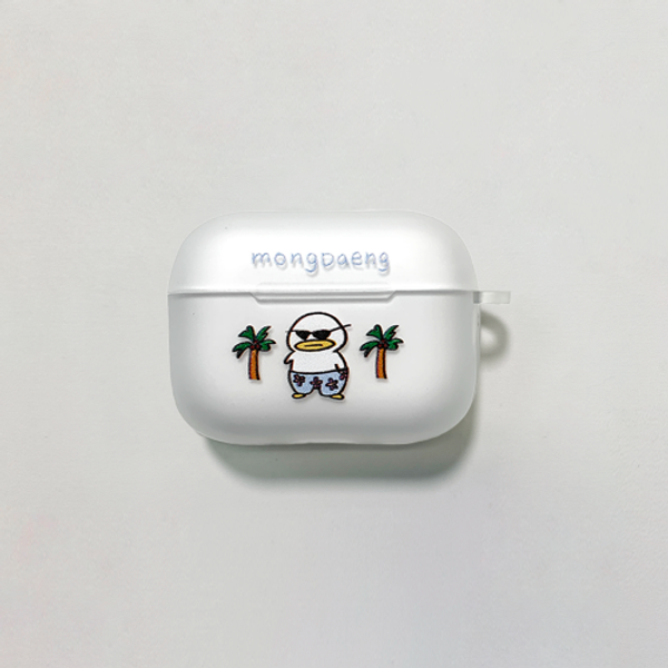 Palmtree panty bbaduck airpods case 야자수빤스빠덕