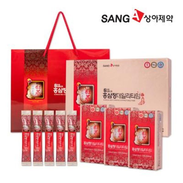 상아제약 홍삼정 데일리타임 10ml X 30포 + 쇼핑백