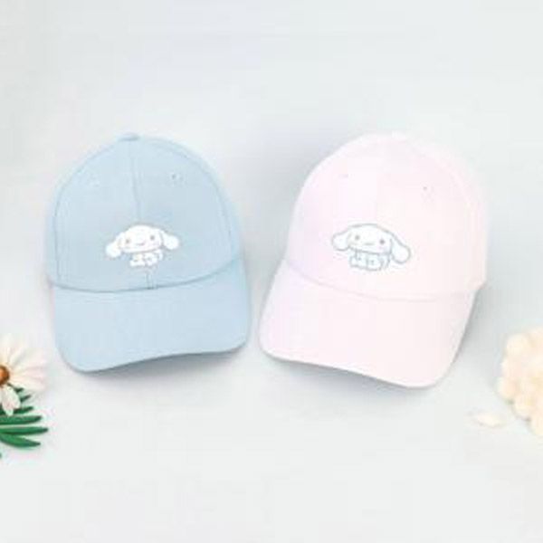 시나모롤 자수 볼캡