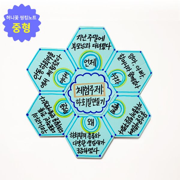 허니꽃 씽킹노트(중) 5장 set
