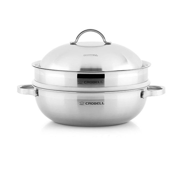 크로벨 통3중 파티웍 찜솥 28cm(WFIJEP8)