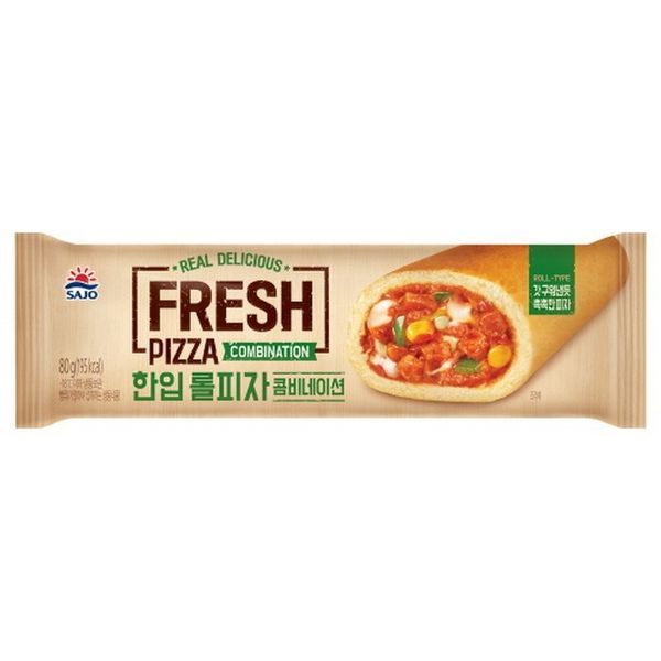 사조 한입 롤 피자콤비네이션 80g 냉동