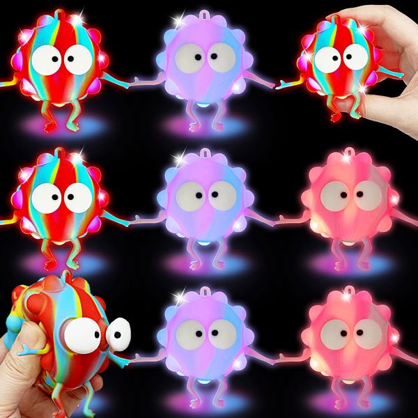 led 눈튀어나오는 연탄 팝잇 말랑이 스트레스 장난감