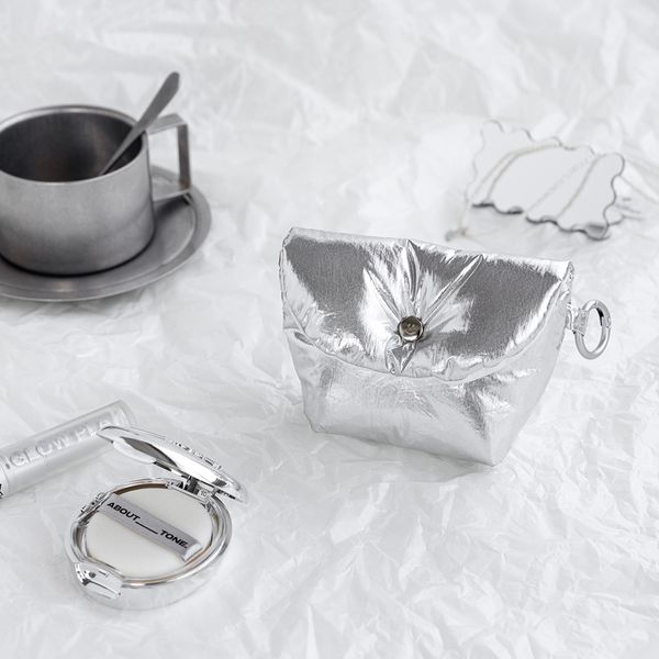 모모씨 마시멜로 카드월렛 silver
