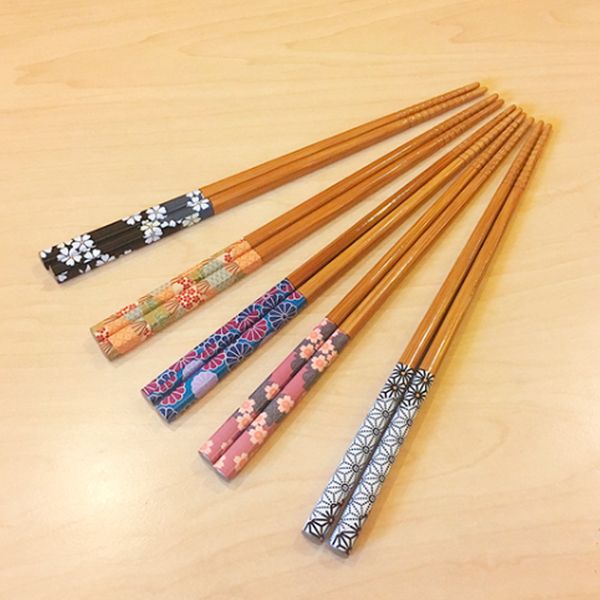 이시다 천연목 사계절 젓가락 5p set