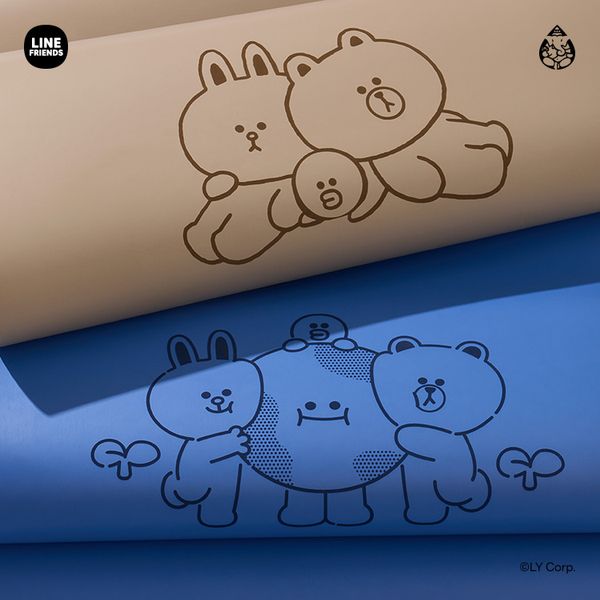 가네샤요가매트 라인프렌즈 에디션 프렌즈 5mm