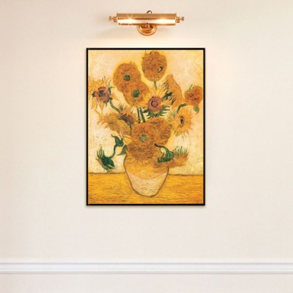 [THE BELLA] 고흐 - 해바라기 [1889, replica of the 4th version] Fifteen Sunflowers in a Vase