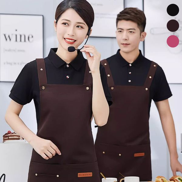 카페앞치마 미용앞치마 데님앞치마 카페유니폼 요양