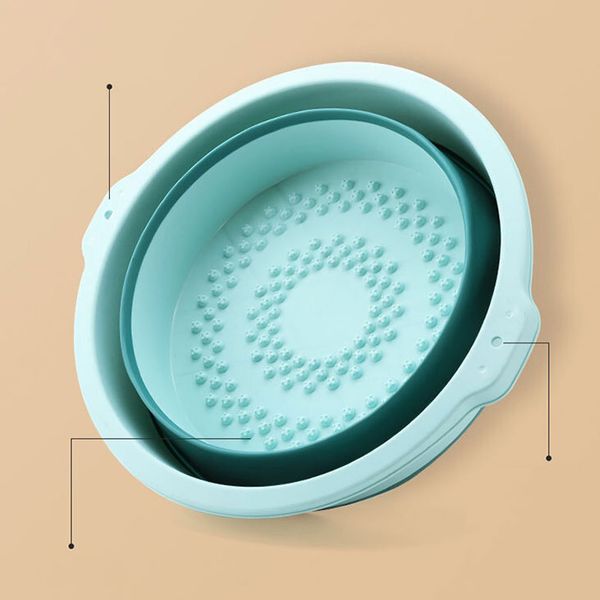 발마사지 접이식 족욕기 발 족욕통 세숫 대야 다라이