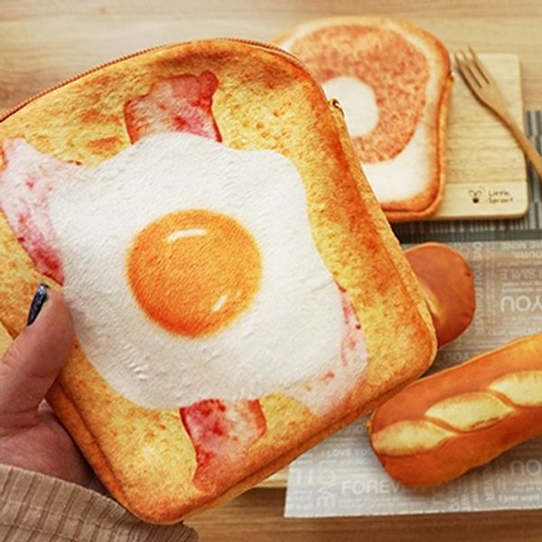 이런 식빵 토스트 파우치 필통