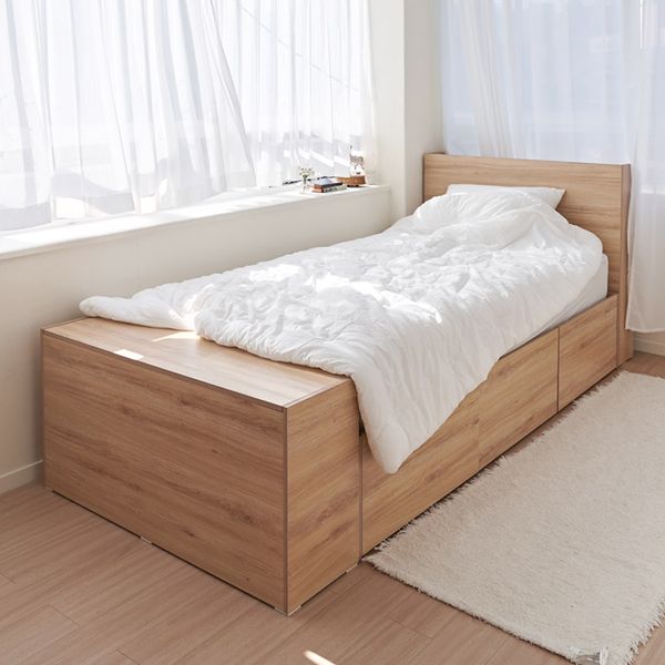 넓은수납 LED 상하보드 침대 SS-매트리스 제외 TR5253