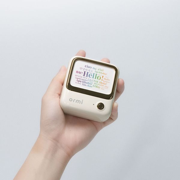 오르미 라벨프린터 무선 네임스티커 라벨기 ILMX-02