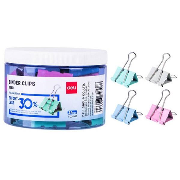 꿈드림22 델리 E8553S 파스텔 이지클립 32mm24개 (원)
