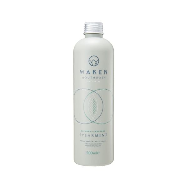 웨이큰 마우스워시 500ml 스피아민트향+스테인리스 컵